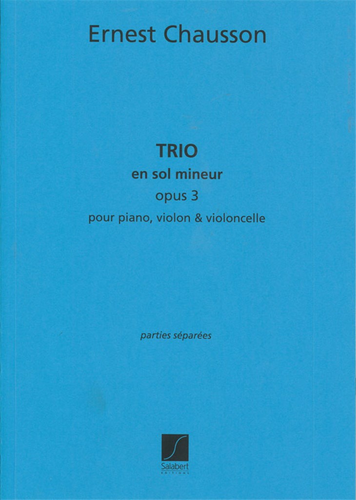 Trio En Sol Mineur, Opus 3